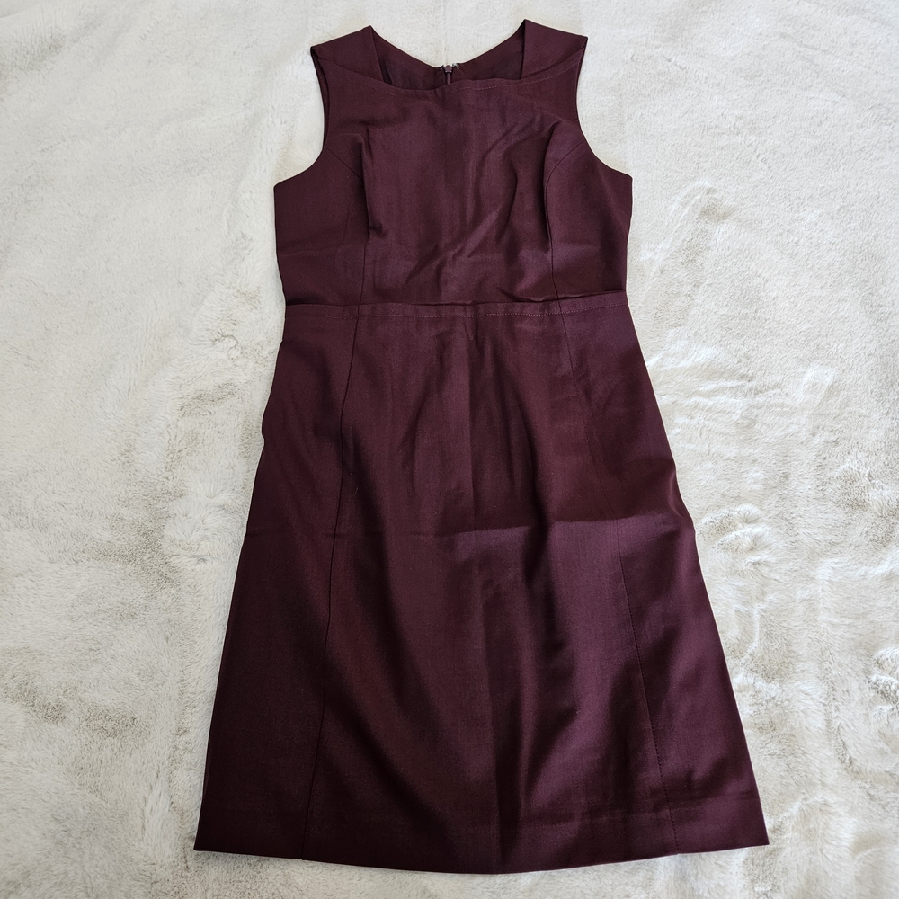 Theyskens' Theory Rich Burgundy Midi Dress